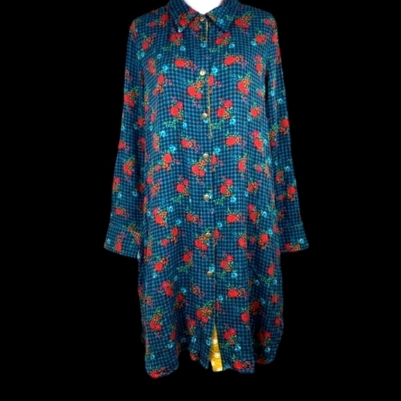 Matilda Jane S "Fa La La " dress has belt floral green - Picture 12 of 15